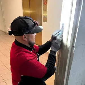 Electric strike installation for an access control system in Oklahoma City