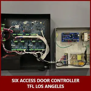 Six Door Access Controller Install in Los Angeles