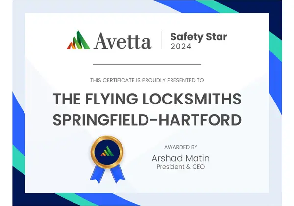 Avetta Safety Star Award 2024 Springfield and Hartford