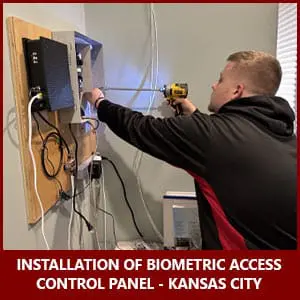 Biometric Access Control Panel Installation