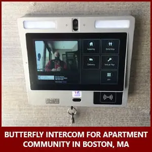 ButterflyMX Video Intercom Installation in Quincy, MA