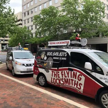 TFL Security System Service Vans in Bethesda, MD