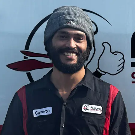 FlyLock Security Solutions Inland Empire technician Cameron Gentry