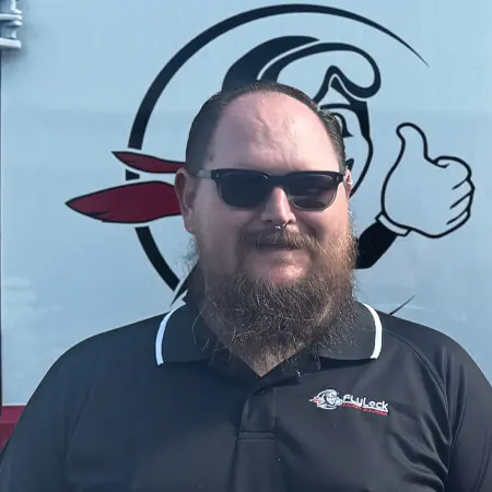FlyLock Security Solutions Inland Empire Office Manager Nickolai Skattum
