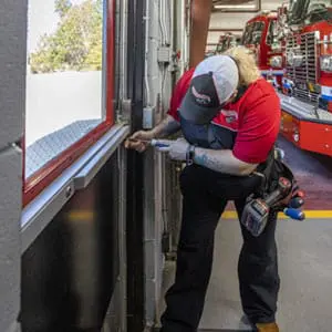 Locksmith Installs Exit Device in Greer, SC