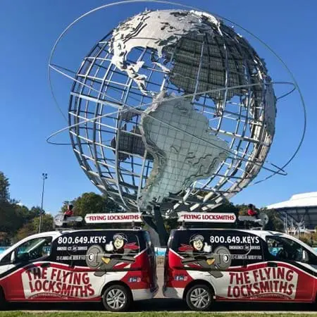 TFL service vans at Flushing Meadows–Corona Park in the New York City borough of Queens