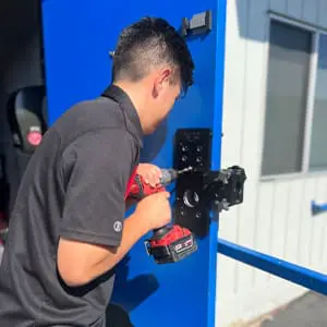 Orange County Commercial Locksmith Installs Security Lock