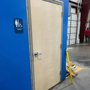 Commercial wood door installation in Simpsonville, SC