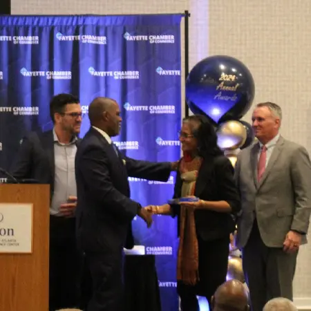 Latha Ravi Receives The Fayette Chamber of Commerce Small Business Award