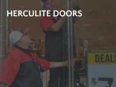 Herculite Door Installation