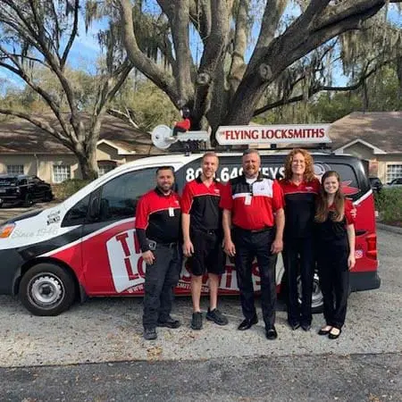 The Flying Locksmiths of Metro West MA Team Photo