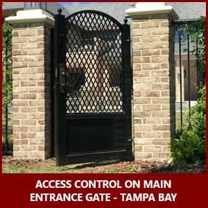 Access Control Gate on Multifamily Complex in Tampa Bay
