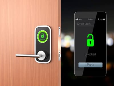 Image of smart lock door access control