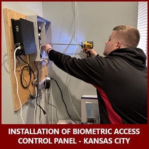 Biometric Access Control Panel Installation