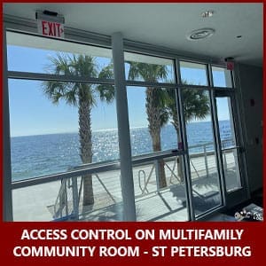 Access Control on Multifamily Community Room in St. Petersburg