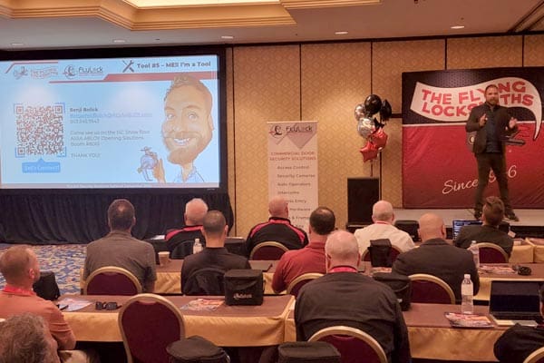 Benji Bolick speaks to FlyLock Security Solutions owners about leveraging LinkedIn