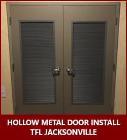 Hollow metal door replacement in Jacksonville, FL