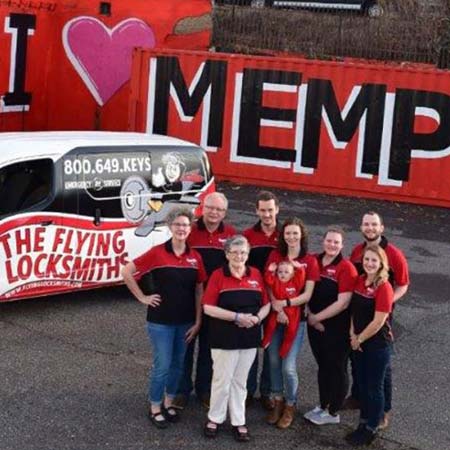 The Flying Locksmiths of Memphis, TN team photo 