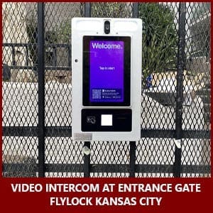 Video Intercom at Entrance Gate of Multifamily Community in Kansas City