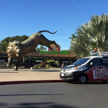 TFL door security specialists complete a security system installation near the San Diego Zoo