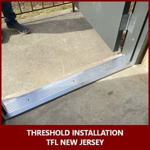 Commercial Door Threshold Installation
